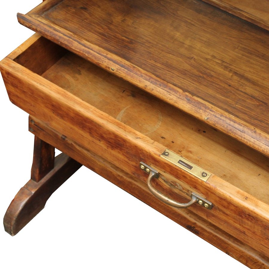 ヴィンテージ 木製製図台 ドラフティングテーブル インダストリアル 
