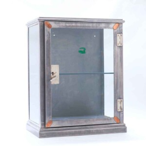 アンティーク<br />メタルキャビネット ショーケース