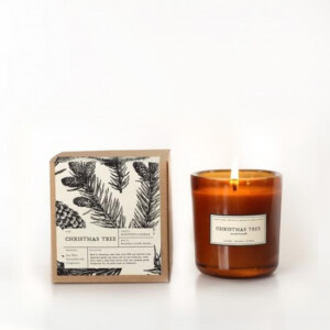 アンバーグラスキャンドル