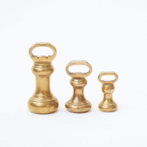 <center>真鍮<br/> ウエイト</center>