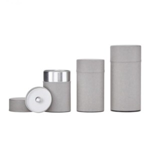 <center>Tea can(茶筒)ライトグレー</center>