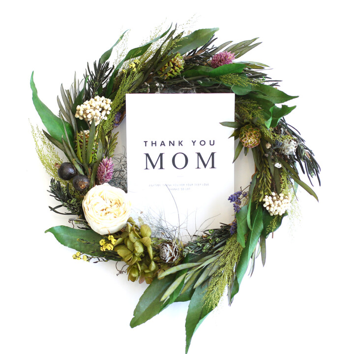 <center>オールドローズ グリーンリース<br>(プリザーブドフラワー)</center>