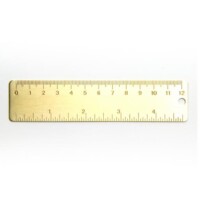 <center>ブラス(真鍮)定規</center>