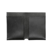 <center>レザー ビジネスカードケース(名刺入れ)(ブラック)</center>